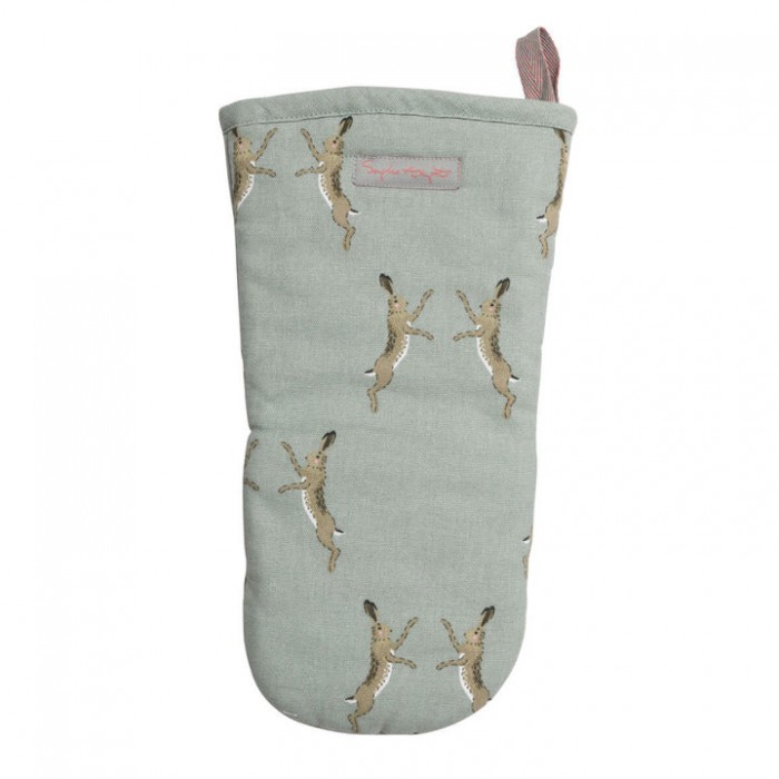 Boxing Hares Oven Mitt